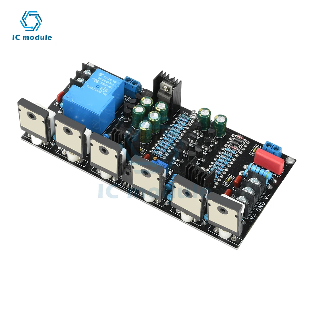 300W Mono Power Amplifier Board 1943+5200 Hifi High-Power Audio Amplifier Board With Speaker Protection
