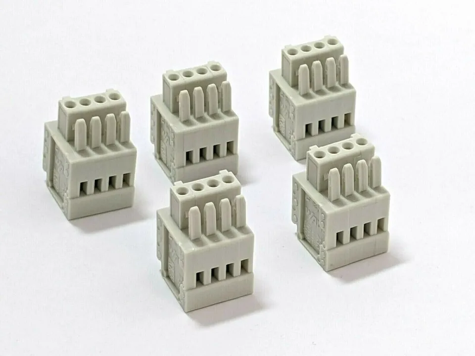 PLC 733-104 Pluggable Terminal Block 4 Positions LOT OF 5 Warranty Product