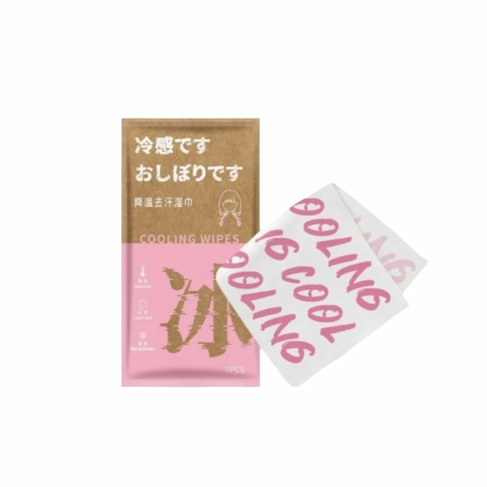 1/2/5pcs Portable Reusable Cooling Ice Wipes Absorb Sweat Lasting Refreshing Towel Cleaning Wipes Outdoor Sports