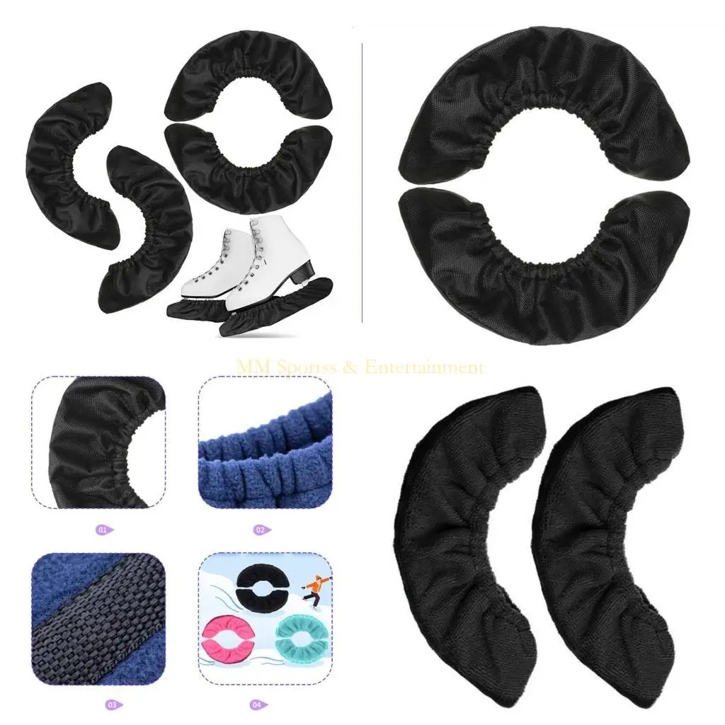 

31BE Soft Ice Skate Blade Covers Protector Ice Hockey Shoes Covers Skating Soakers Covers for Hockey Skate, Figure Skate