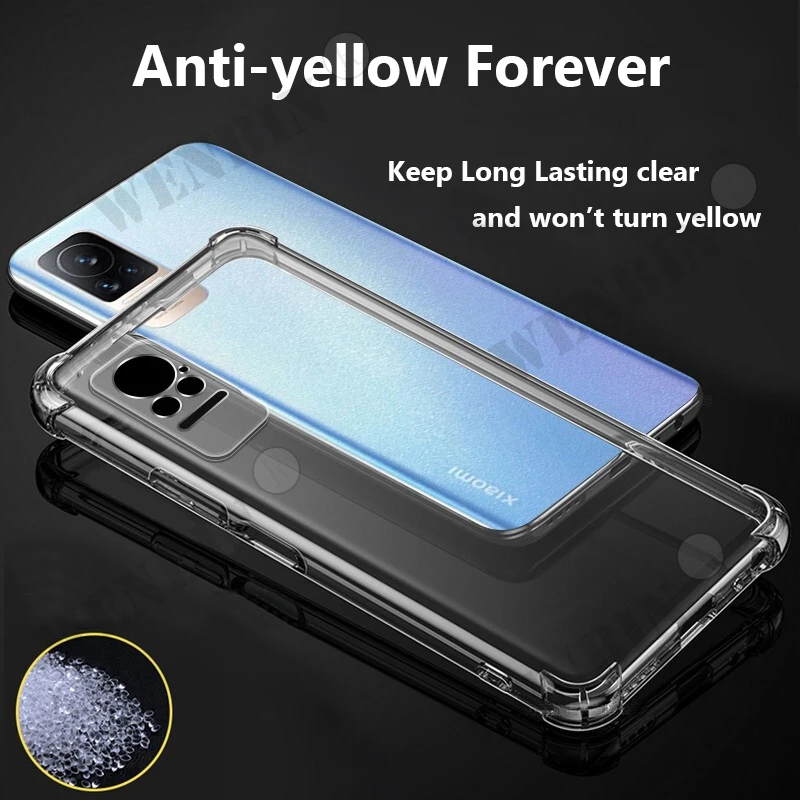 Case For Samsung S24 S23 S22 S21 Ultra Plus FE A55 A54 A35 A34 A25 A14 A15 5G Soft Transparent Silicone TPU Shockproof Cover