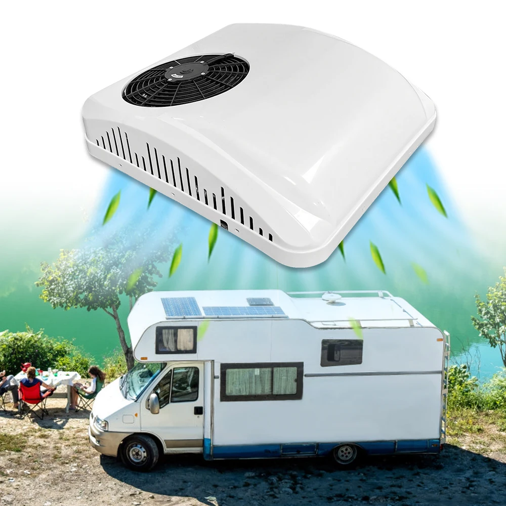 

Aspligo Electric RV Roof Air Conditioner Heat and Cool 12V ac 24v Parking Conditioning for Truck Camper Van Caravans Motor Home