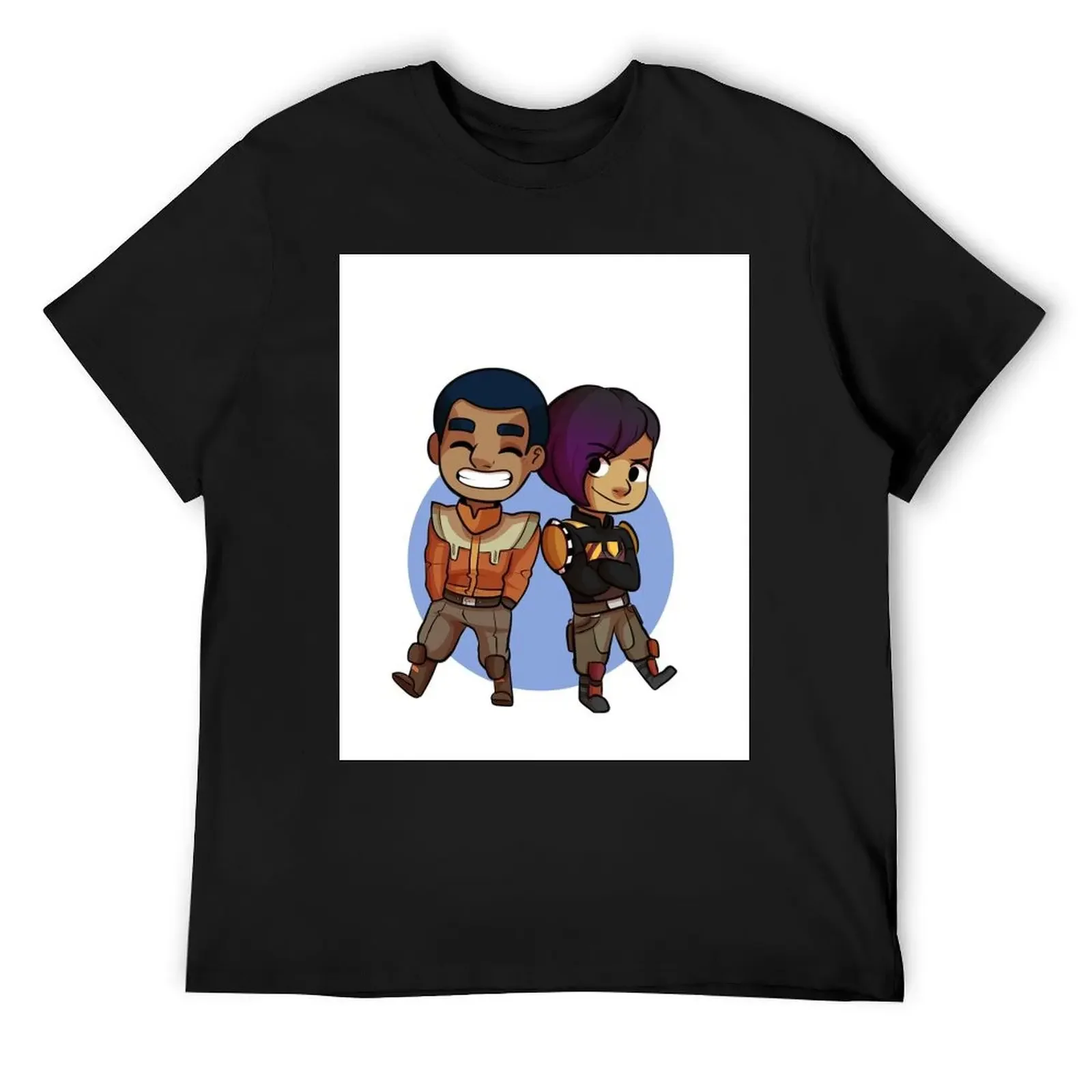 S4 Sabine and Ezra T-Shirt graphics shirts graphic tee Short sleeve tee oversized graphic tee mens vintage t shirts