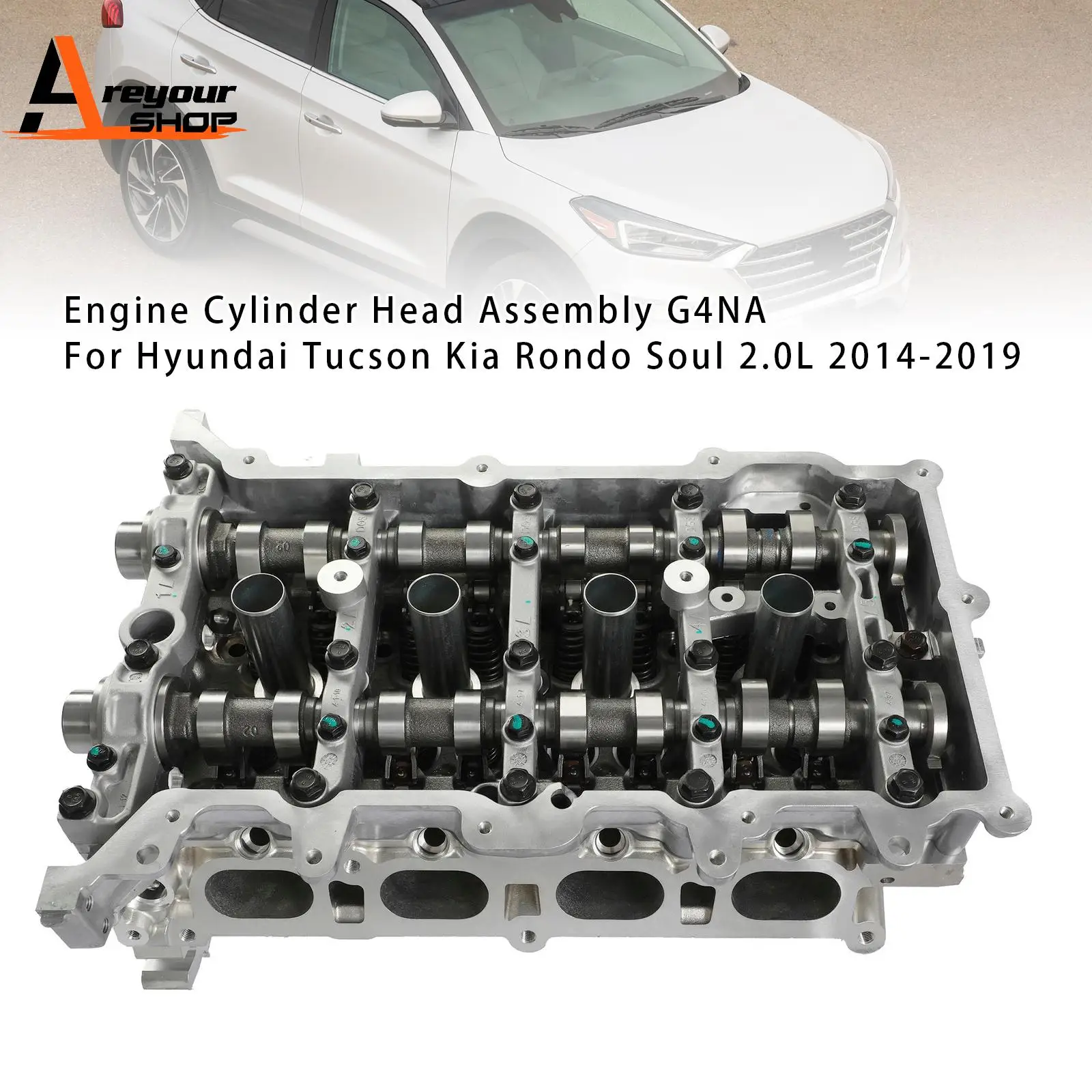 

Engine Cylinder Head Assembly G4NA for Hyundai Tucson Kia Rondo Soul 2.0L 2014 2015 2016 2017 2018 2019