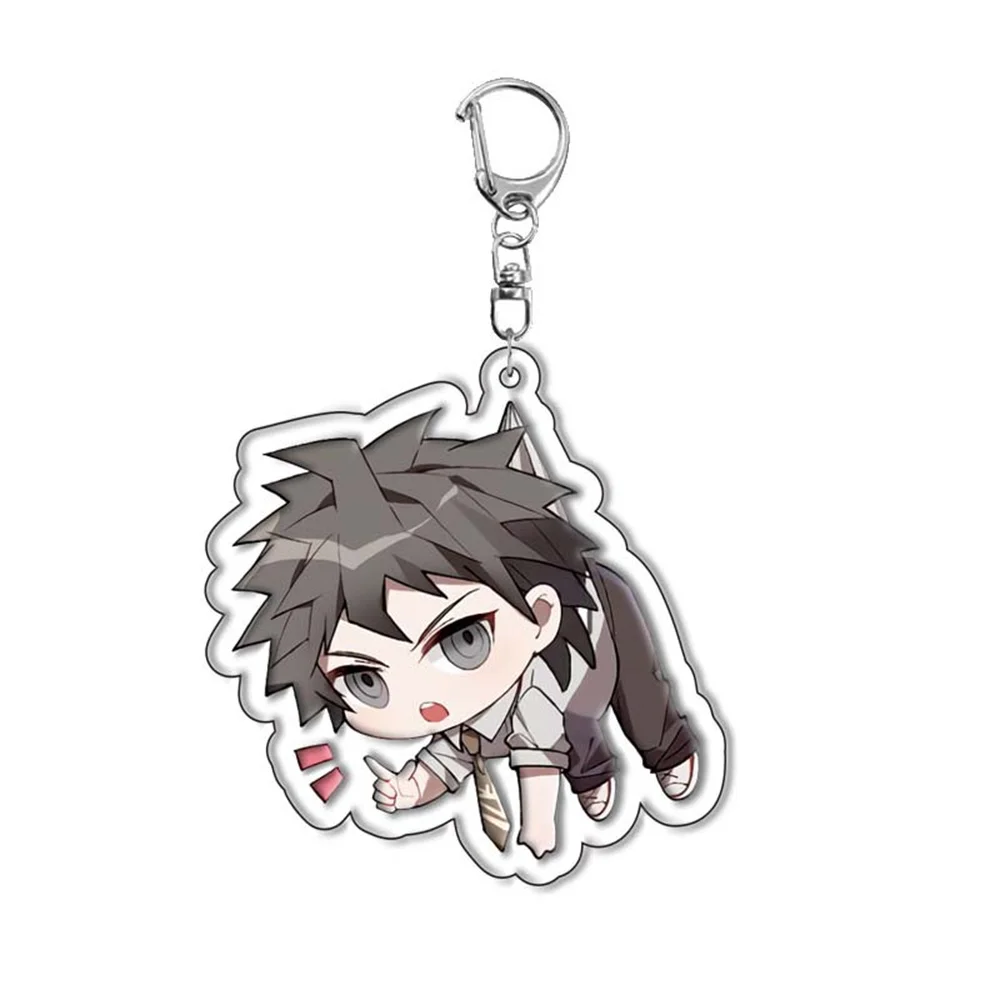 Hot Anime Danganronpa: Trigger Happy Havoc Cosplay Accessories Keychain Game Key Chain Pendant Cartoon Series Gifts About 6cm