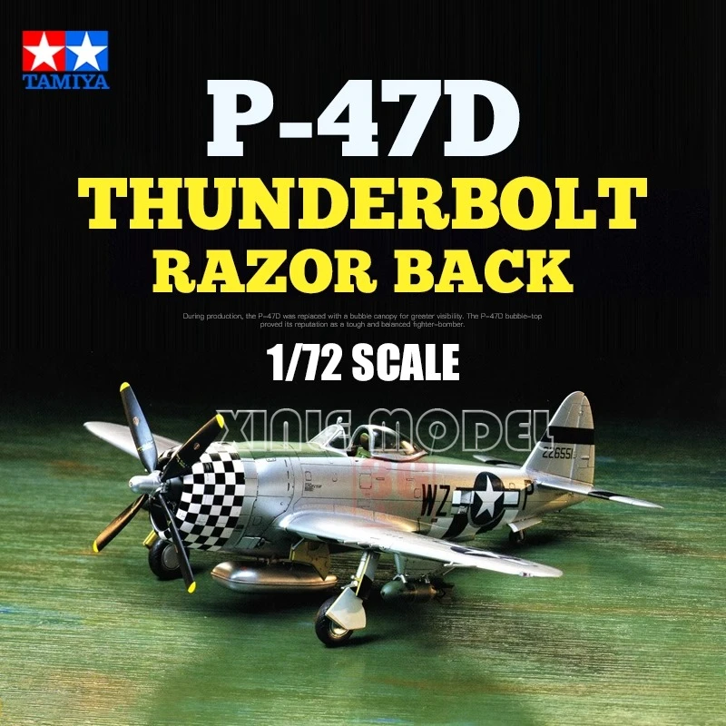 

TAMIYA Plastic Assembled Aircraft Model Kit 60770 Republic P-47D Thunderbolt "Bubbletop" 1/72