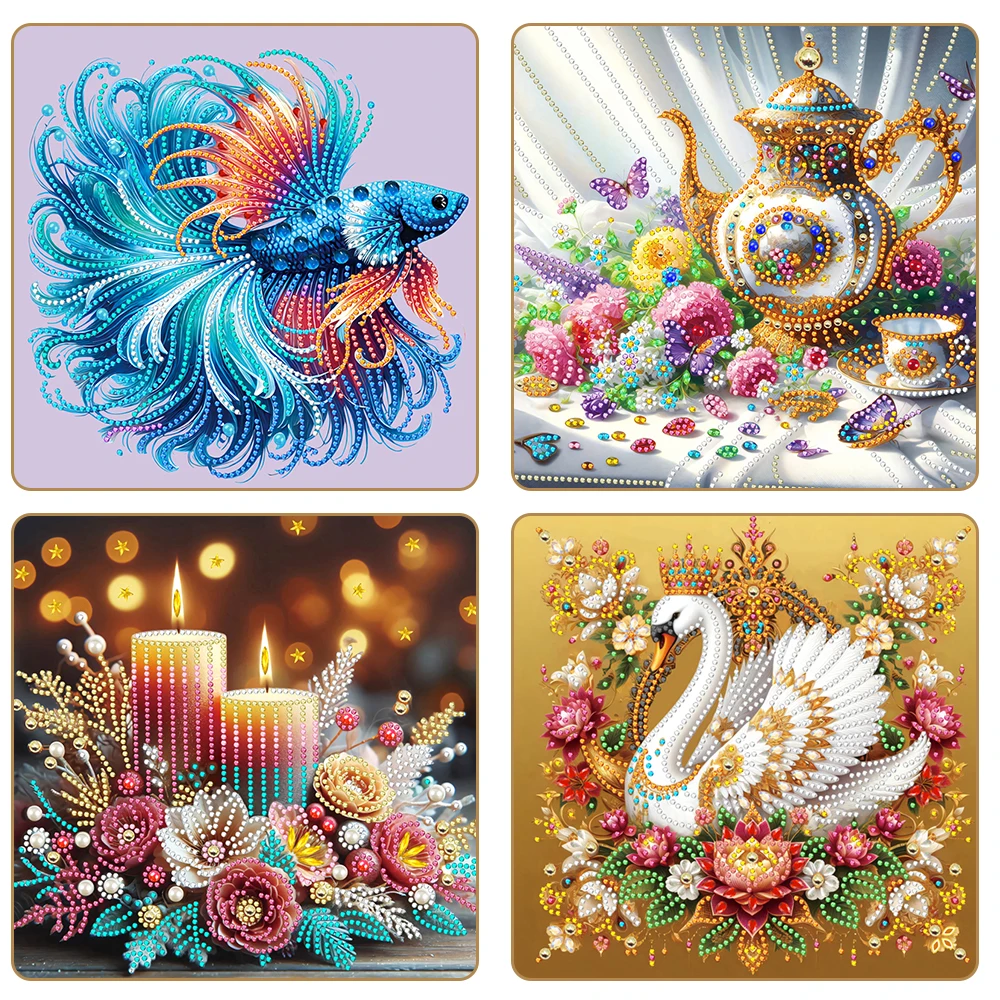 Resin Art Design For Wedding - Kit de peinture diamant 5D à