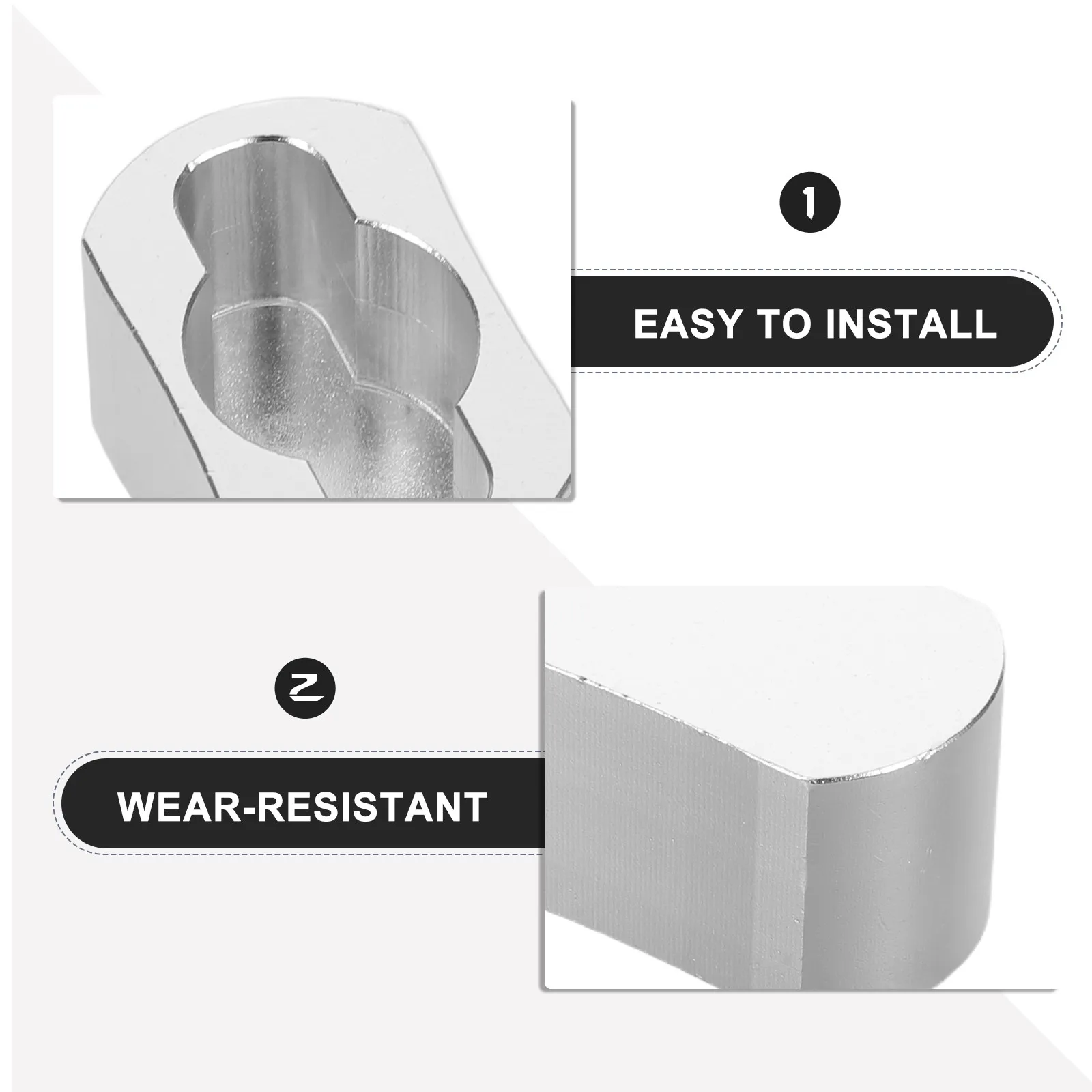 Tailgate Hinge Bushing Right Rear Side Precision Fit Aluminum Alloy Noise Reduction Weather Resistant Easy Install Car Door