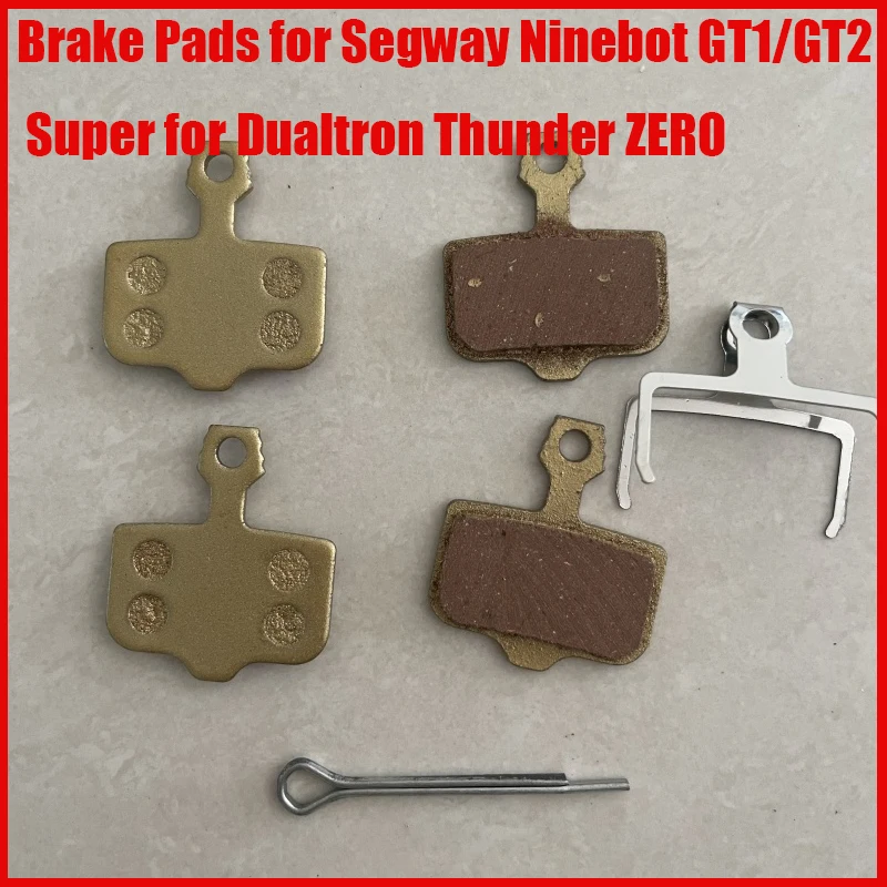 Brake Pads for Segway Ninebot GT1/GT2 Super for Dualtron Thunder ZERO 8X 10X 11X Electric Scooter Front Rear Disc Brake Pad Part