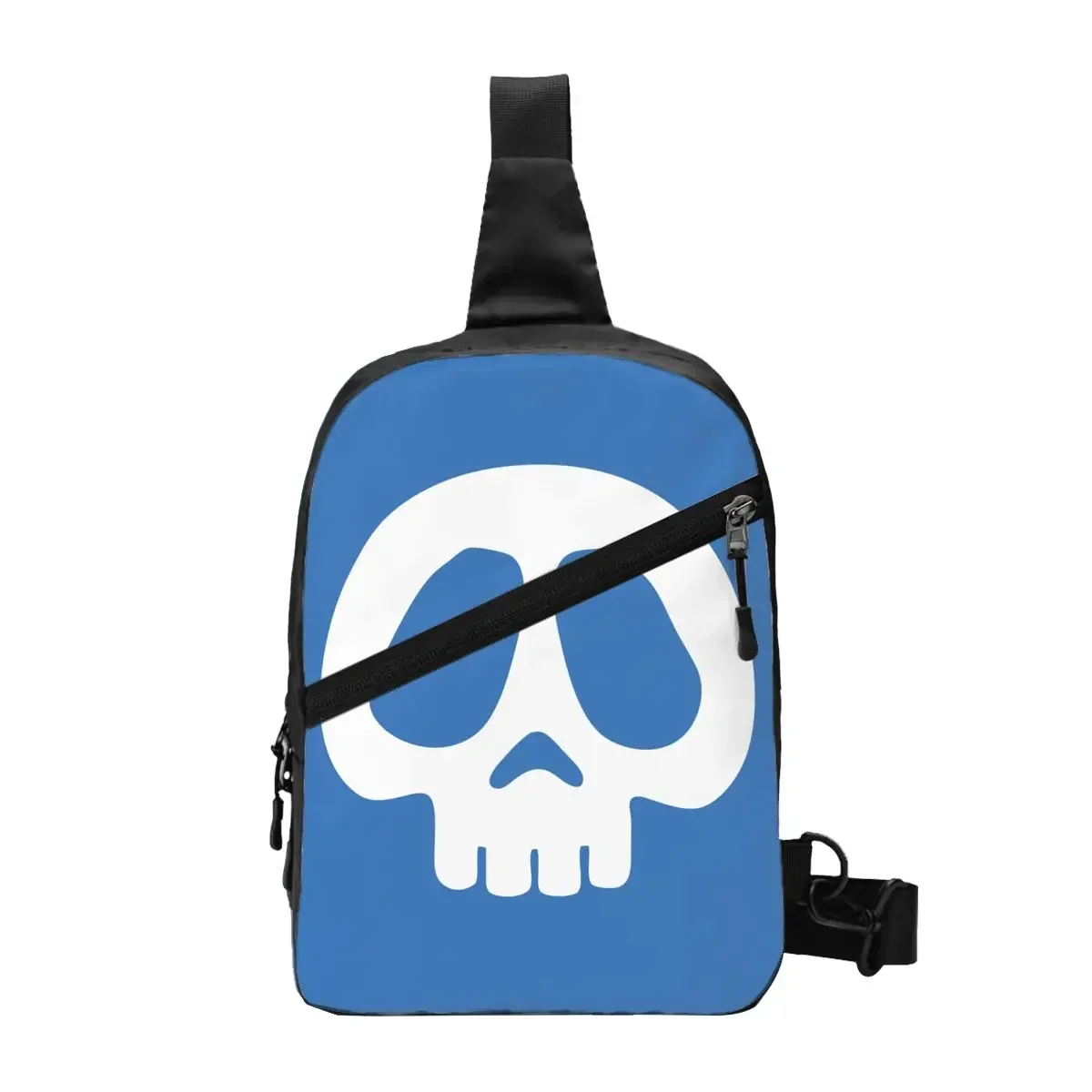 

Casual Space Pirate Captain Harlock Skull Sling Bag for Cycling Camping Anime Manga Chest Crossbody Backpack Shoulder Daypack