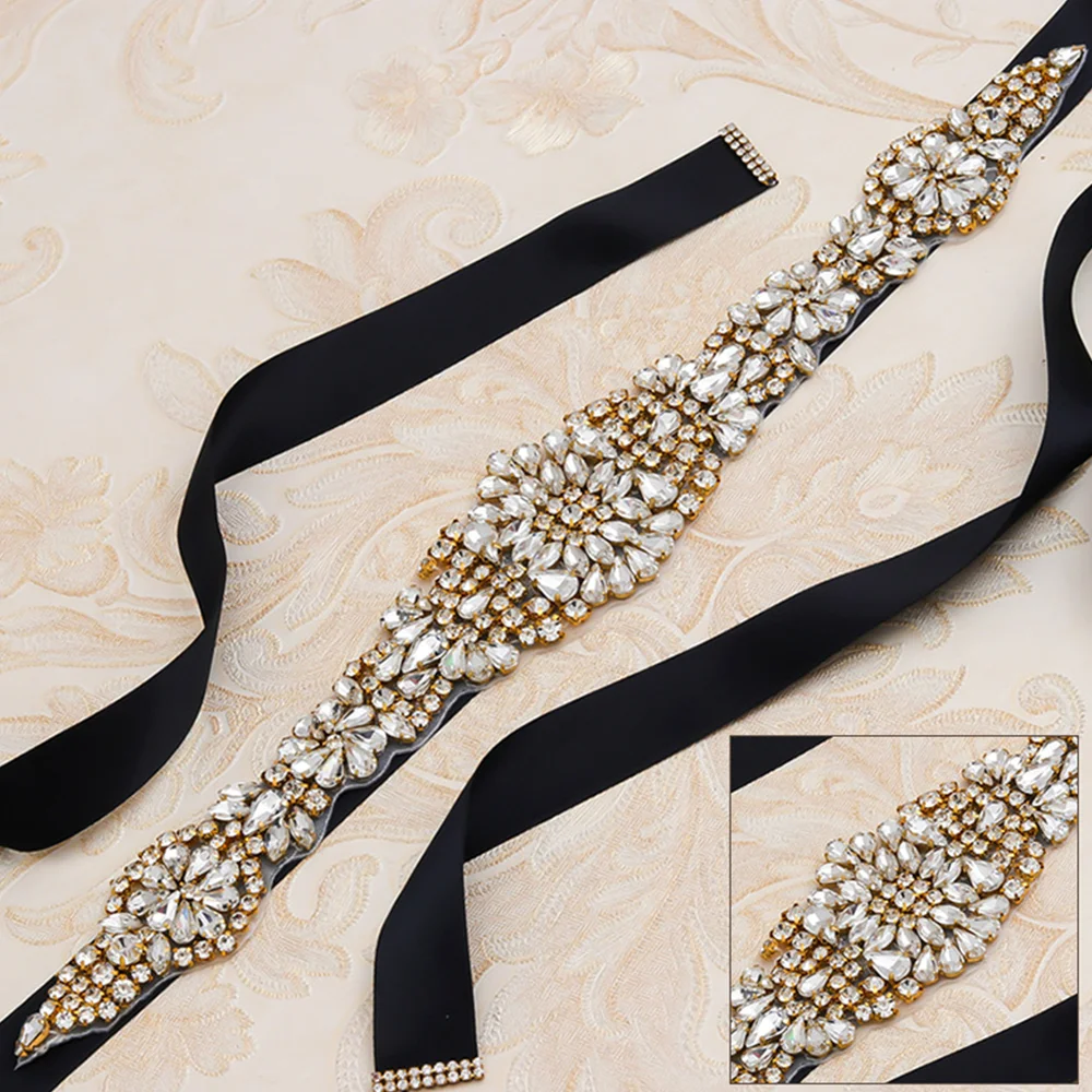 Amazing Women Bridal Wedding Waistband Sparkling Crystal Handmade Sash for Bridesmaids Wedding Supplies Jewelry Accessories