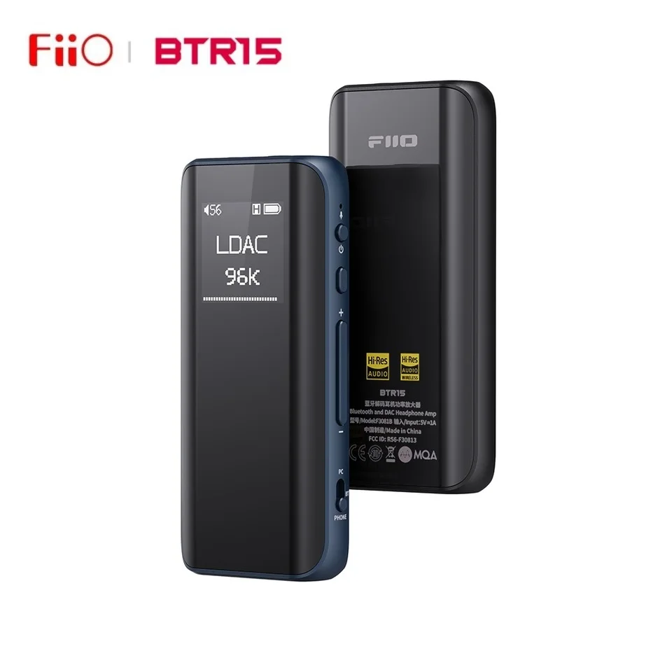 

FiiO BTR15 LDAC/aptX Adaptive MAQ Balanced for Home Use DSD256 Receiver Bluetooth Decoding FiiO Headphone Power Amplifier