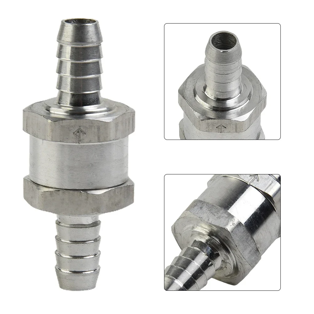 1 Way 6/8/10/12mm  Valves Aluminium Alloy Fuel Non Return Check Valve 1 Way Fit Carburettor Wholesale Price