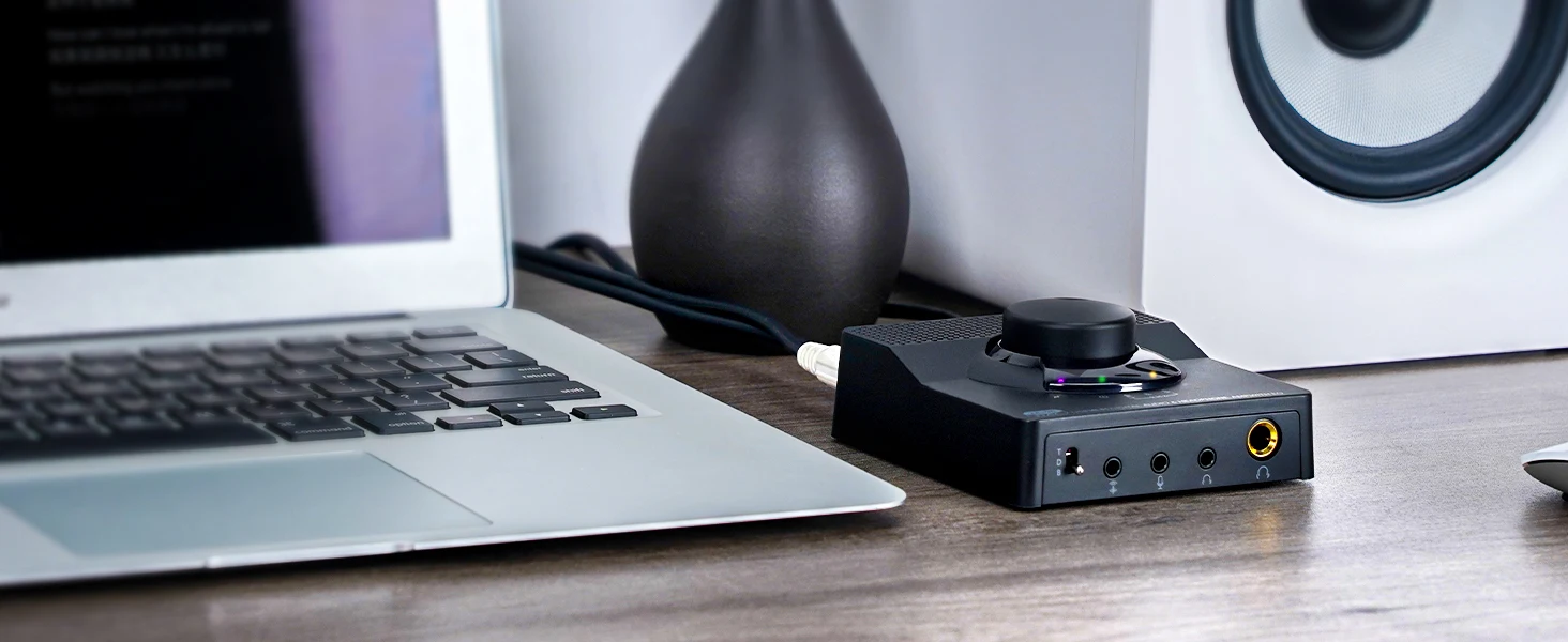 NEOHIPO H1 USB Gaming DAC Kopfhörer AMP Für PS5/PC/MAC Tragbare Kopfhörer Verstärker Unterstützung 3,5 MM/6,35 MM/Mic/EQ – Detail 8