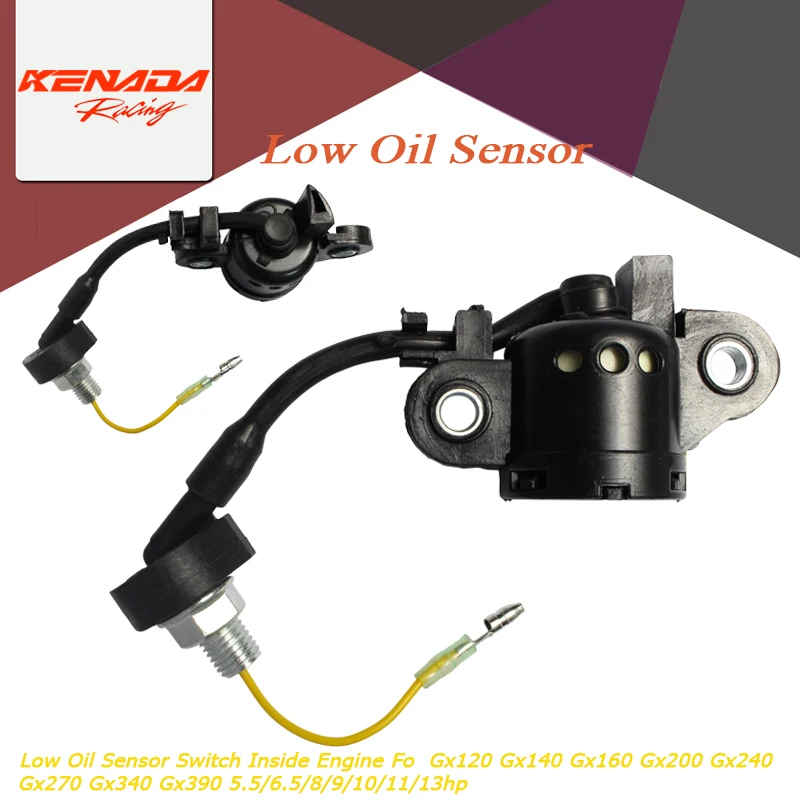 

Low Oil Sensor Switch Inside Engine For Gx120 Gx140 Gx160 Gx200 Gx240 Gx270 Gx340 Gx390 5.5/6.5/8/9/10/11/13hp