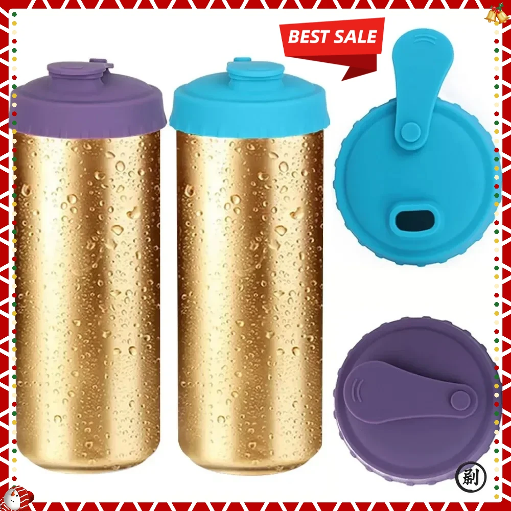 

Самая продаваемая силиконовая крышка для банки 2025 года — многоразовая для колыков, соков и напитков, стандартная банка, 100% пищевой силикон — класс