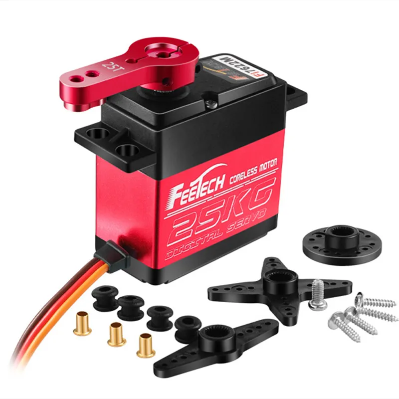 FI7622M 22KG High Torque Digital Metal Gear Servo Reliable Waterproof Solution for RC Helicopters Cars GPS Models