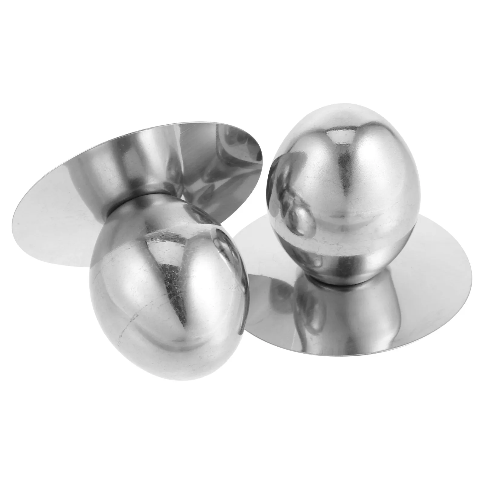 2Pcs Olive-Shape Stainless Steel Universal Lid Knob for Pot Pan Kettle Casserole Saucepan Skillet Cookware Replacement Kitchen