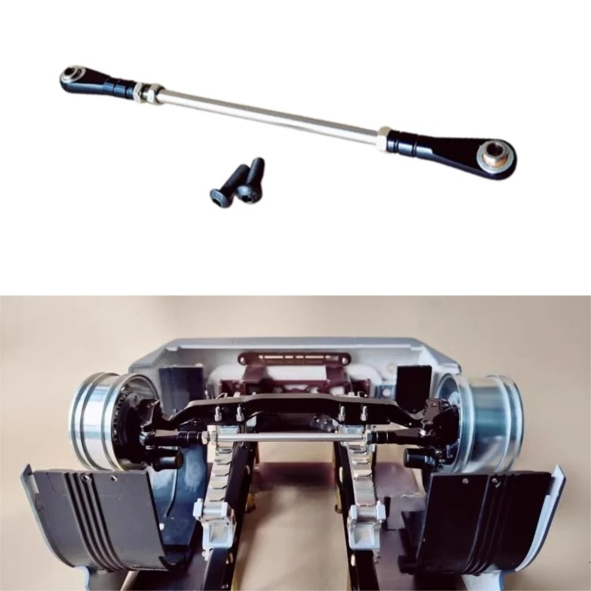 

Металлический рычаг рулевого управления без привода 110-120 мм для 1/14 Tamiya Truck Trailer Самосвал Scania Benz Actros Volvo MAN