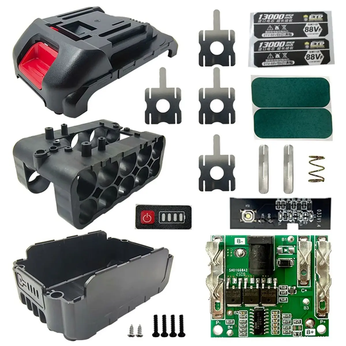 Promotional-18650 Li-Ion Battery Storage Box Case PCB Protection Circuit Board for for Zhipu Hongsong Jingmi