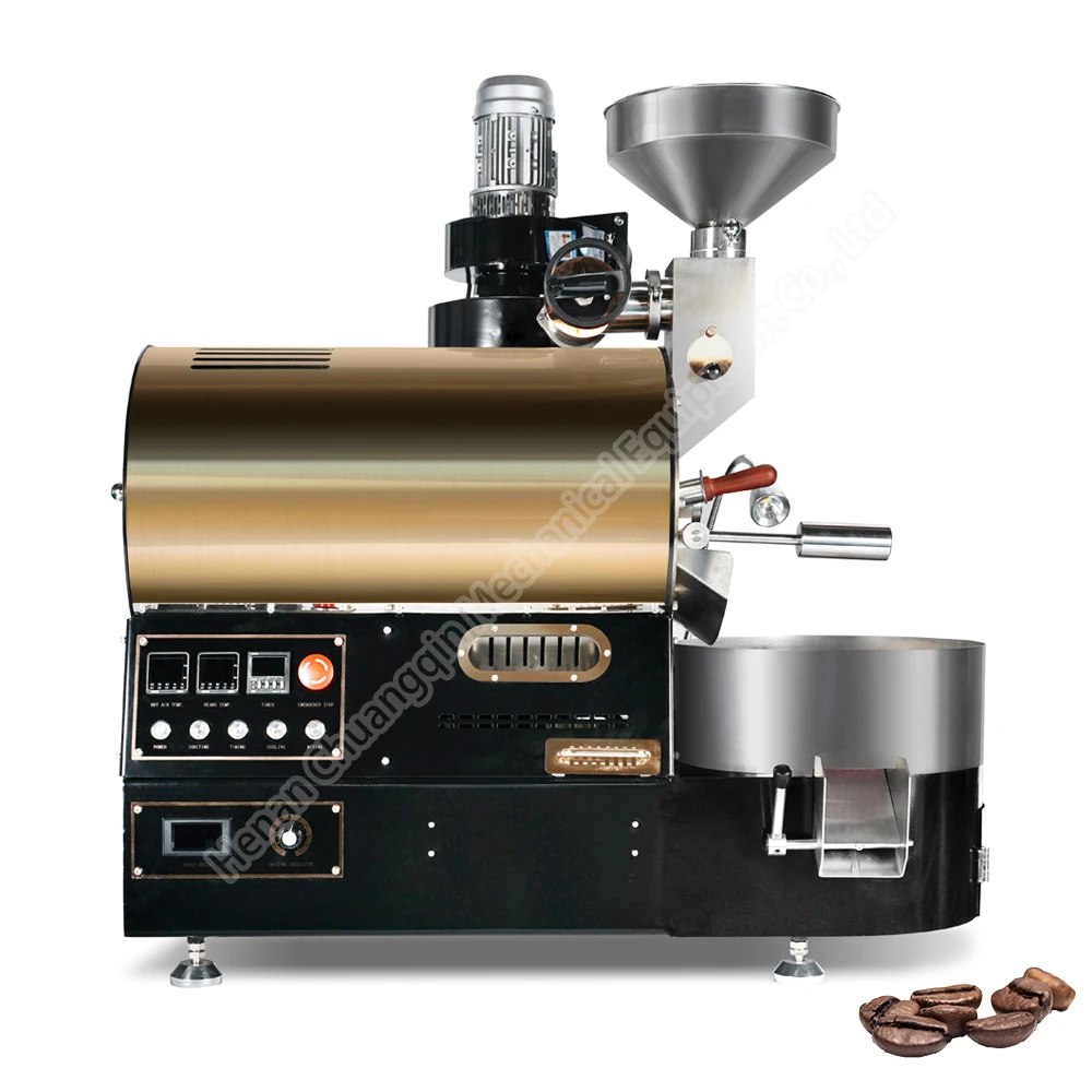

Portable Hand Bean Ceramic Home Used Offee Roaster 1kg Gas Sample Coffee Roasters Commercial