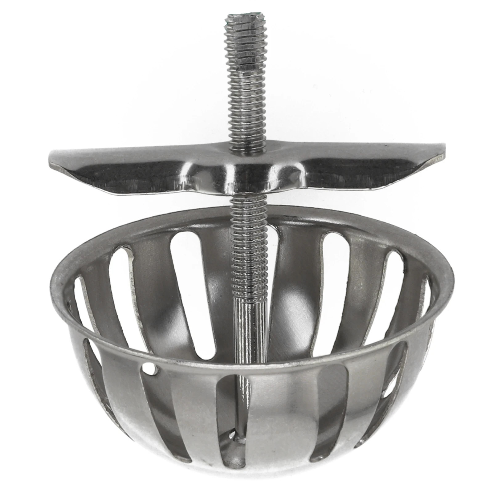 Washout Urinal Strainer with Leaky Spud Top Filter Funnel Chrome Design for Effortless Collection of Debris and Objects