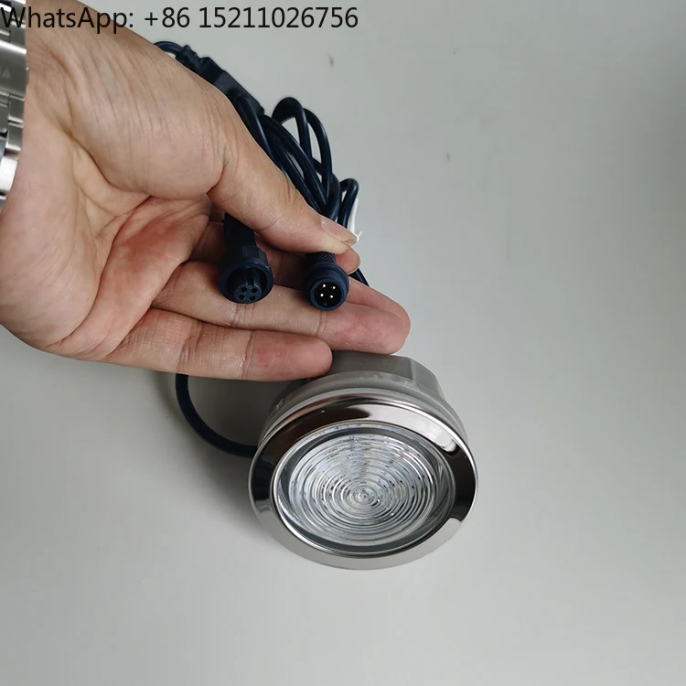 محول CS-300 RGB لحوض الاستحمام ونظام SPA مع زر ضغط CE مع نظام إضاءة LED