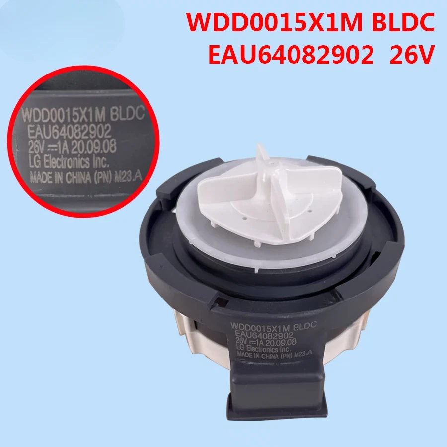 New Drainage Motor EAU64082902 26V Washer Parts For LG Washing Machine Drain Pump Assembly WDD0015X1M BLDC