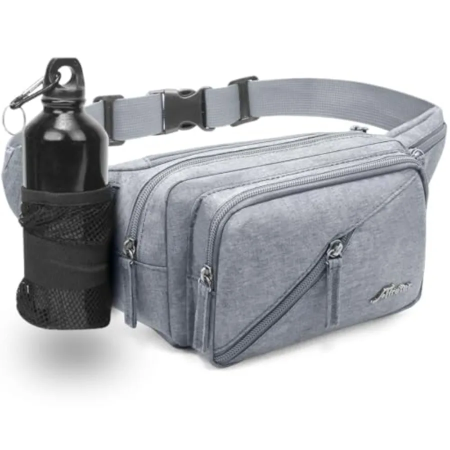 

Fanny Pack Waterproof Waist Bag Pack Men Women Hip Bum Bag With Water Bottle Holder Adjustable Strap Suitable For Outdoors Work