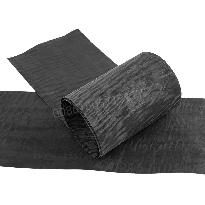 Custom Natural Stained Eucalyptus Veneer with Figure, 2pcs, 0.25mm thick,for DIY Furniture, Cabinets, Wall Paneling,Carbon Black
