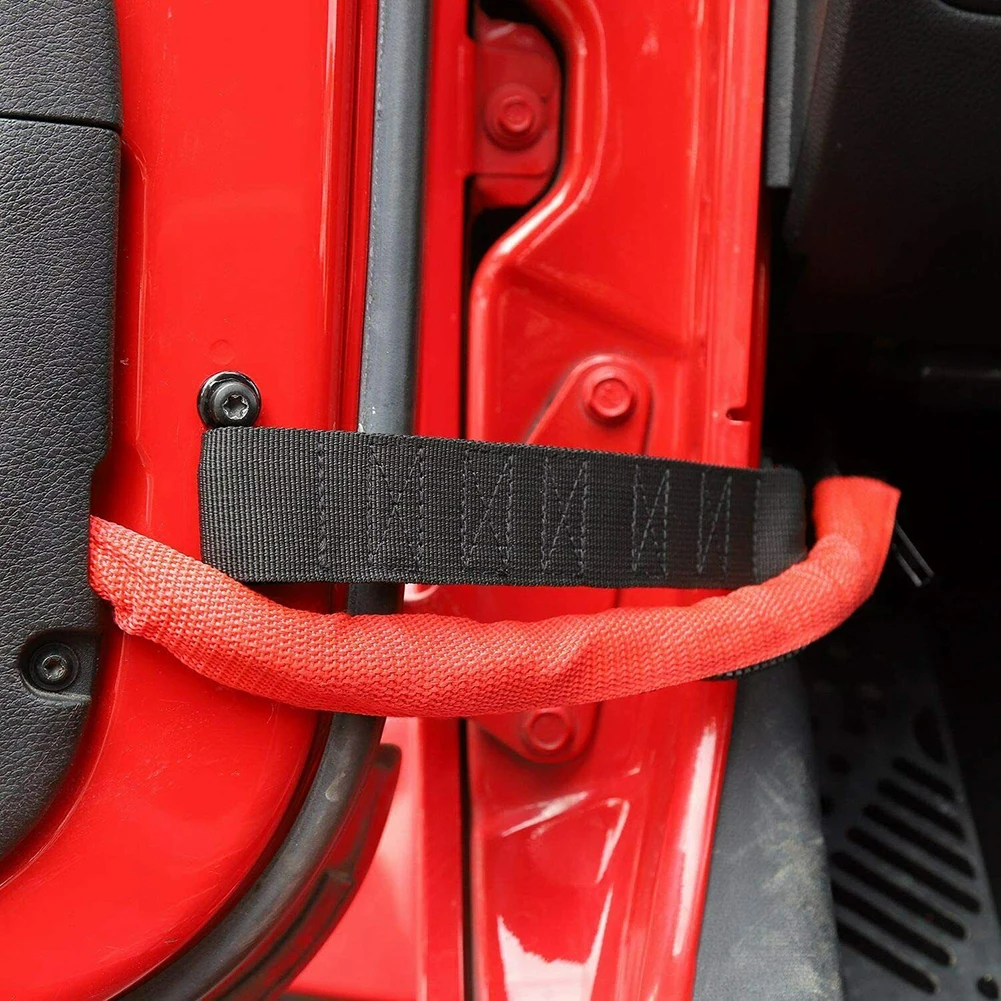 

2PCS Nylon Door Limiting Check Strap For For Jeep For Wrangler CJ YJ TJ JK JKU Reliable Replacement Option For For Broken Straps