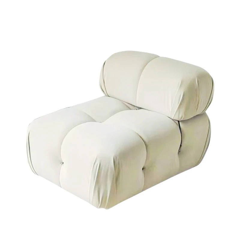 

Modular fabric sofa small apartment living room marshmallow sofa