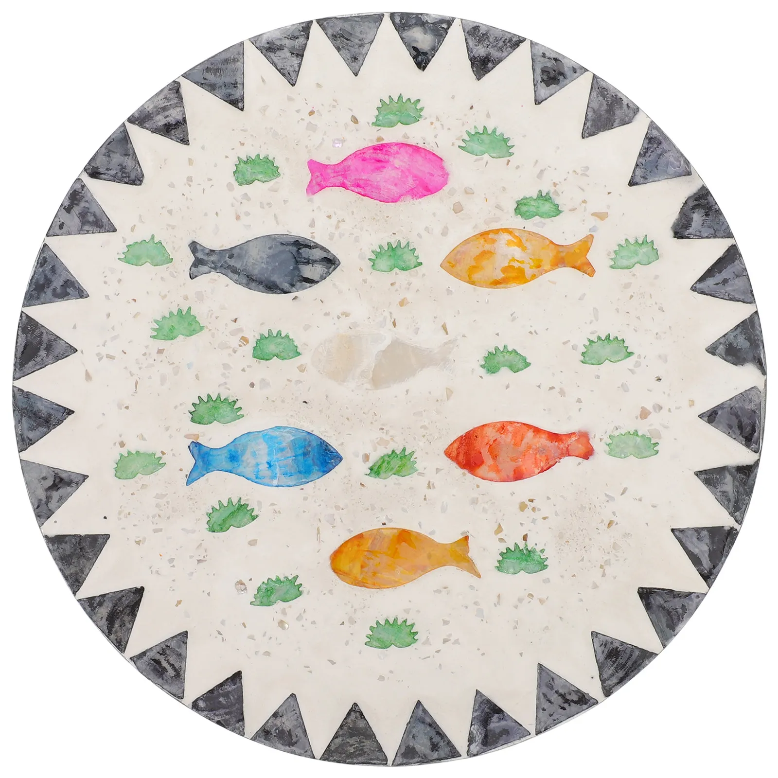 

Shell Coaster Round Ocean Themed Cup Pad Non Slip Nautical Shell Craft Drink Mat 7.82 Heat Insulation Cup Mat Mug Coaster Coffee