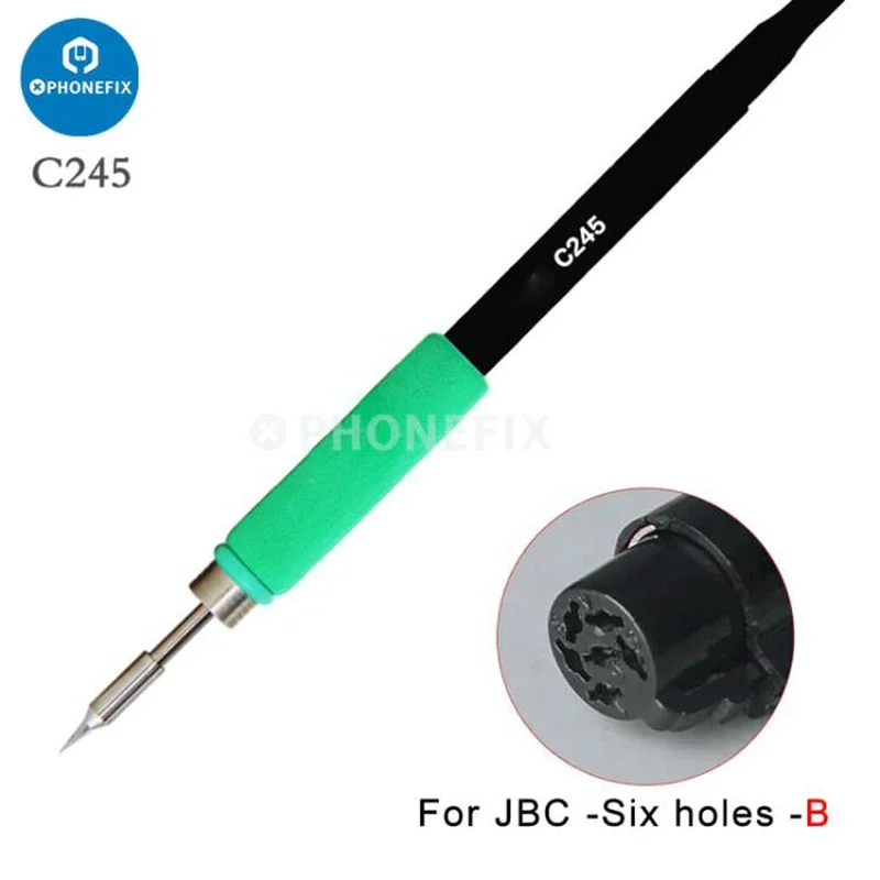 Universal 5/6 Pin JBC Sugon Aifen Aixun Soldering Station OEM C210 C245 C115 Solder Iron Handle 5/6 Hole Replacement Iron Tool