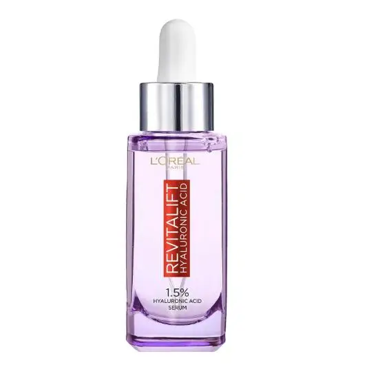L'Oreal Paris Revitalift Filler Ácido hialurónico 1,5% puro concentrado de ácido hialurónico suero cuentagotas -L'Oréal Paris Revitalift Láser Crema de Día Anti-Edad Triple Acción, Protección Solar SPF 25, 50 ml-DIA-NOCHE-Sérum facial de noche