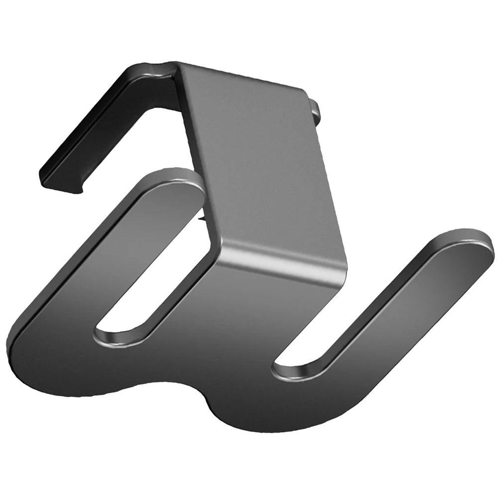

1 set Slipper Mount Bathroom Hanger No Punching Door Back Shoe Storage Organizer Aluminum Single Gray Shoe Shelf