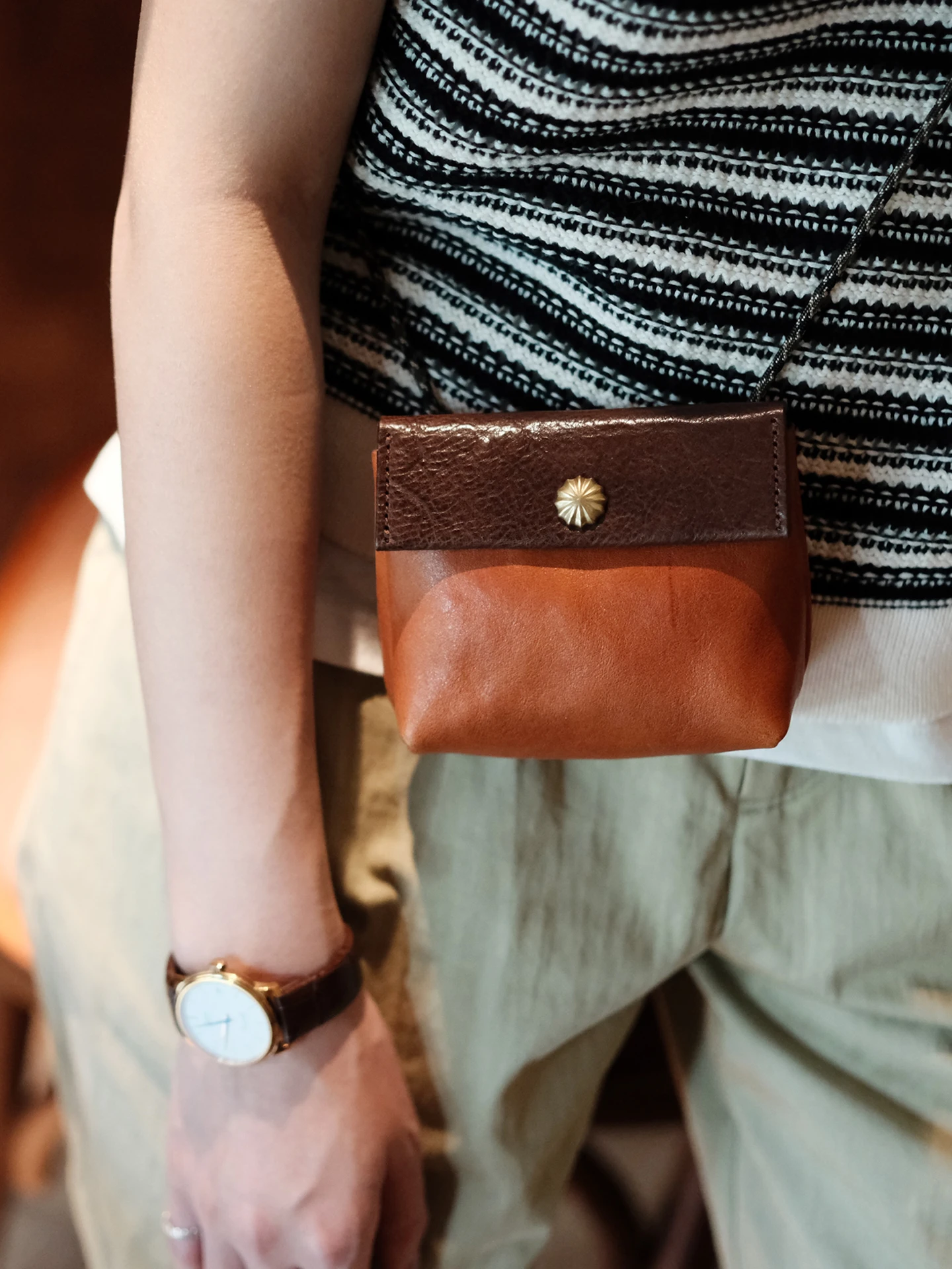 PNDME Tas Selempang Kecil Mini Wanita Kulit Sapi Samak Nabati Mewah Desainer Antik Fashion Tas Bahu Lucu Kulit Pesta
