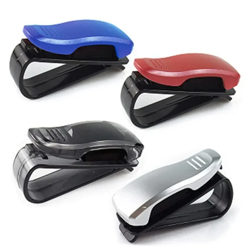 Car Glasses Fastener Clips Holder Sun Visor Glasses Holder Portable Sunglasses Ticket Card Cars Clip Decoration Accessories