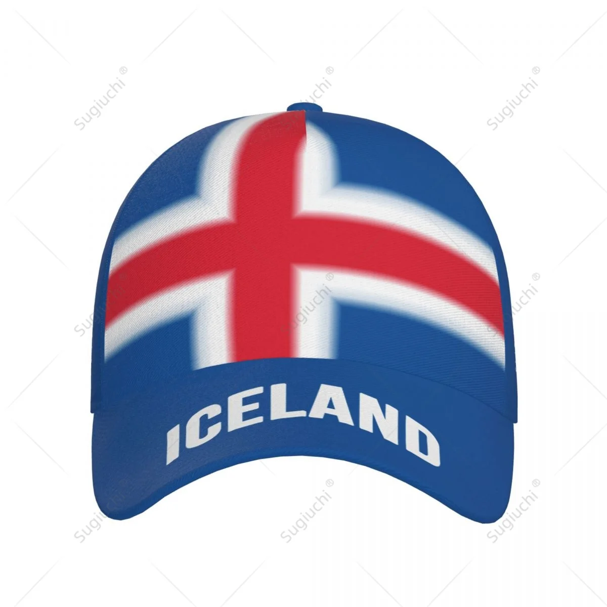 Unisex Baseball Cap Hat Iceland Flag Gradient Color 3D Printing for Tennis Outdoor Bike Bicycle Golf Baseball Sports Fans