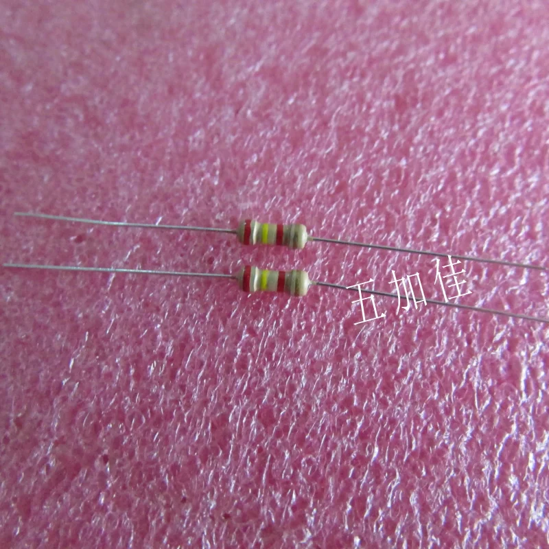 10-100pcs 242J 2401 2.4K 1/4W 0.25W 5% carbon film color ring resistor