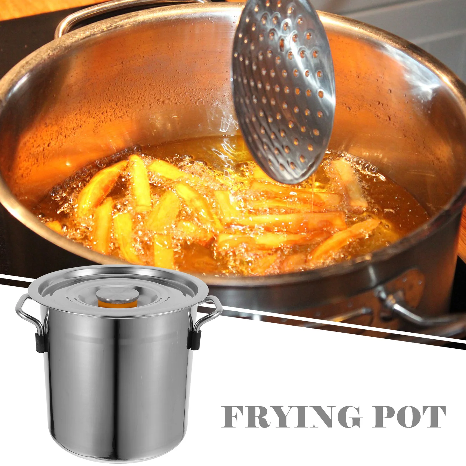 

Stainless Steel Stockpot Multi-Use Large Capacity Stew Pot Lid Induction Gas Cooking Soup Ramen Noodle Pot Heavy Duty