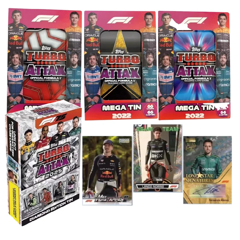 topps-f1-collectible-cards-lewis-hamilton-max-verstappen-turbo-attax-f1-racing-cards-diamond-foil-parallel-racing-cards