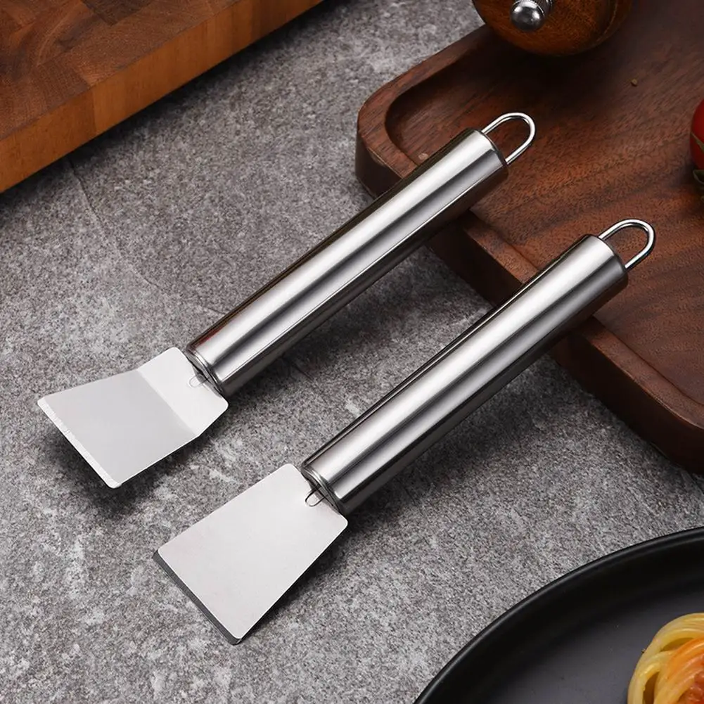 Raspador Multifuncional de Acero Inoxidable para Baño y Cocina, Herramienta para Descongelar Hielo, Eliminar Manchas de Aceite y Pegamento