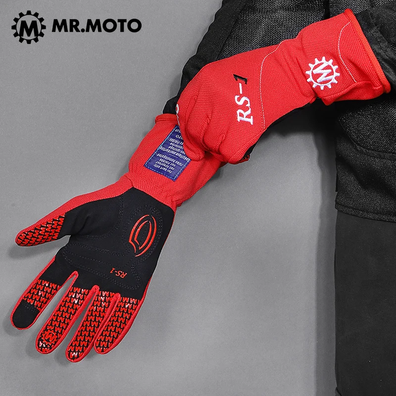 MR.MOTO C8001 Fashion Car Kart Racing Bike Summer Guantes guanti da bicicletta comodi e traspiranti antiscivolo