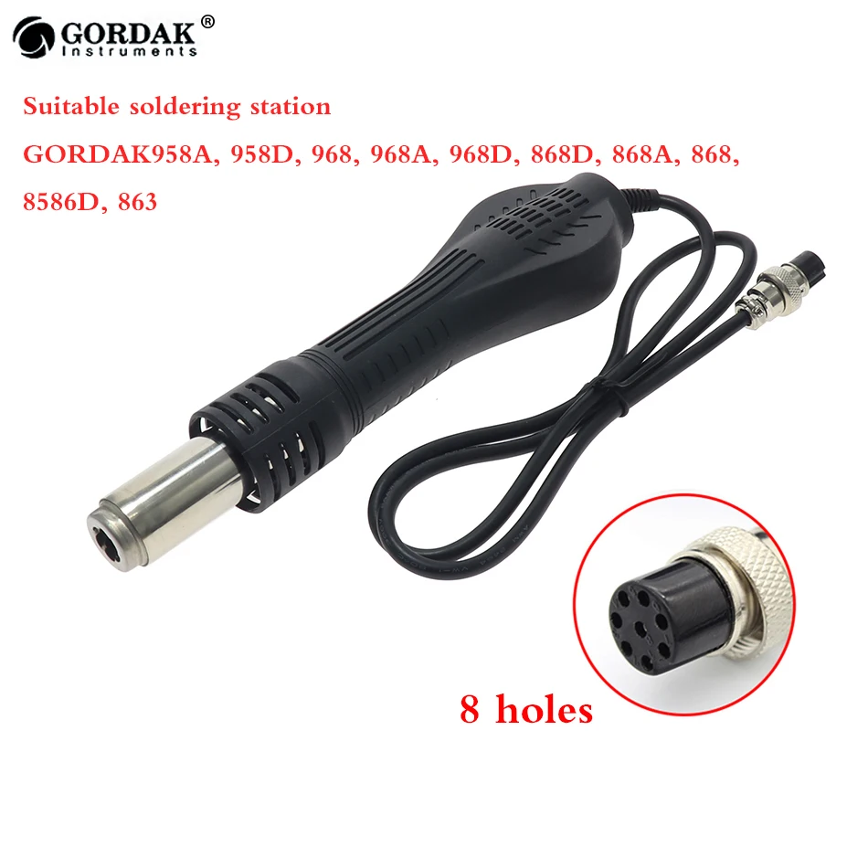 GORDAK 968 hot air gun handle for GORDAK 958A, 958D, 968, 968A, 968D, 868D, 868A, 868, 8586D, 863 soldering station