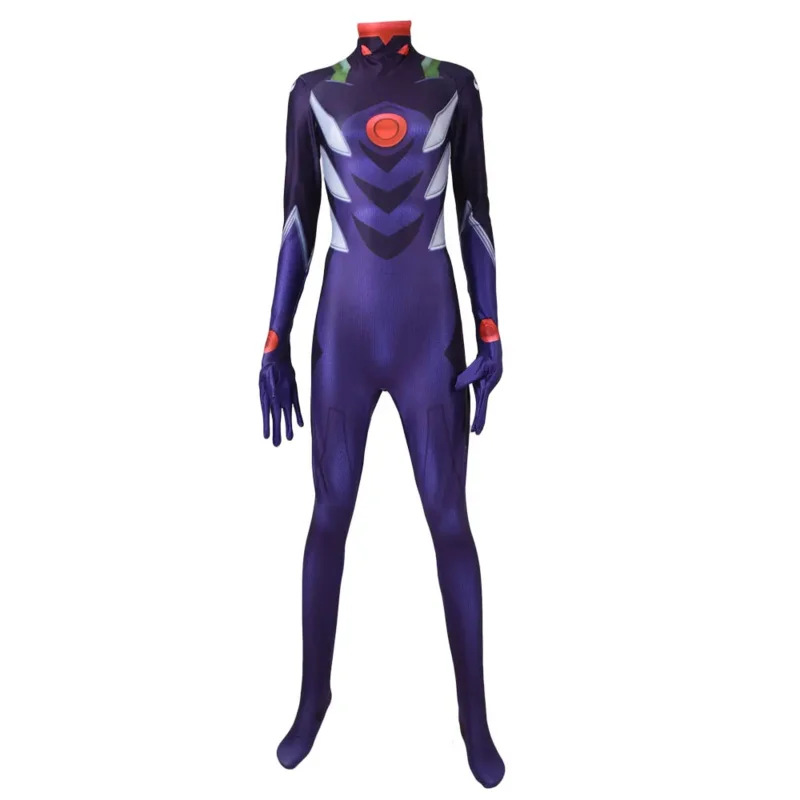 Costume d'Halloween Cosplay stationnaire pour adultes et enfants, Costume de batterie pour hommes, Smile Hero, Plugsuit, Catsuit Zentai, Costumes pour garçons, Esta Kaworu