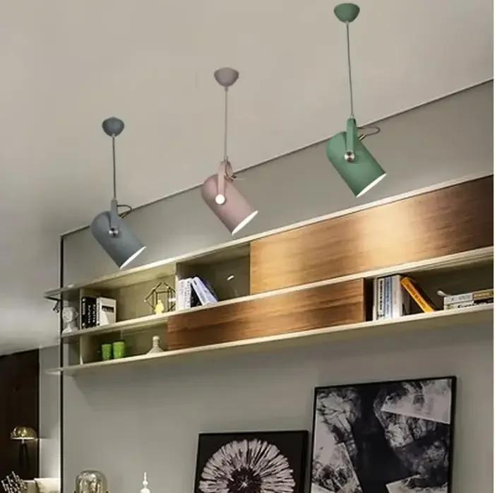 

TU Droplight Nordic Minimalism Angle Adjustable E27 Small Pendant Lights Home Decor Lighting Lamp and Bar Showcase Spot Light