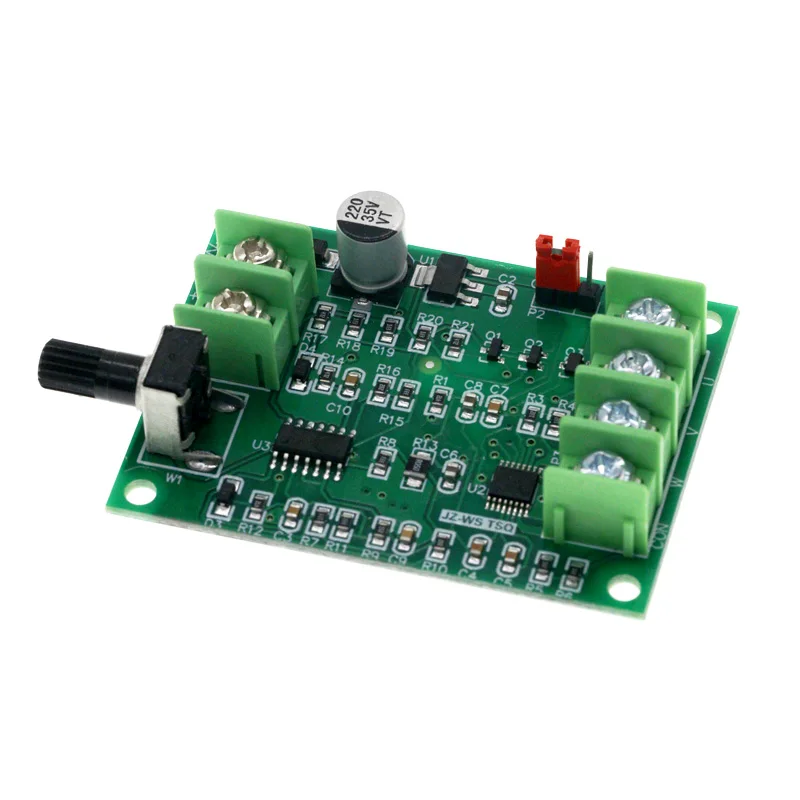 5V 12V Brushless DC Motor Driver Controller Board with Reverse Voltage Over Current Protection for Hard Drive Motor 3/4 Wire