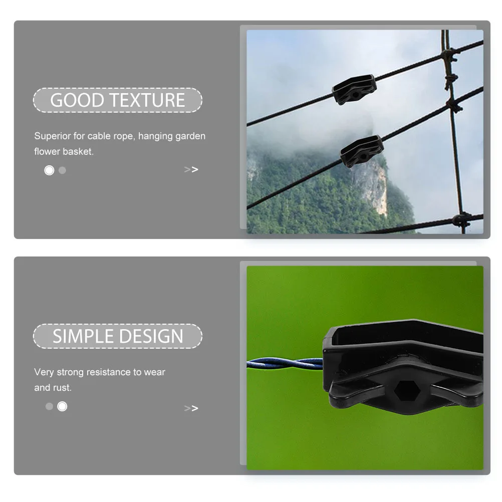 

24Pcs Heavy Duty Wire Rope Tightener Steel Fence Tensioner Garden Cable Tightener Portable Durable Wire Tensioner