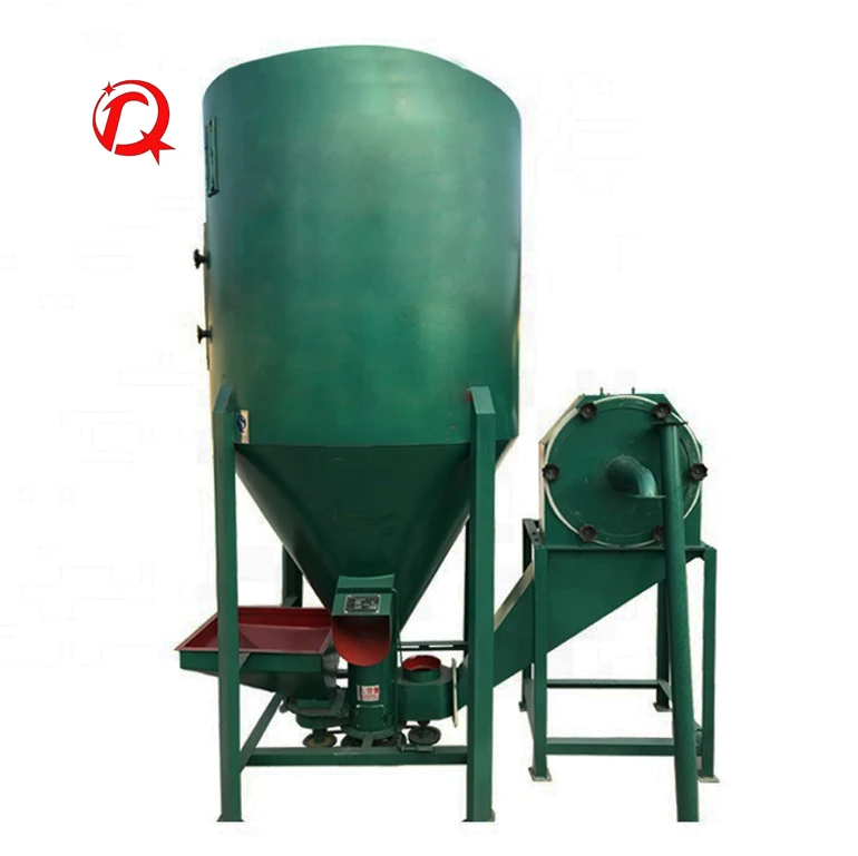 Best selling vertical feed crusher mixer machine animal feed crushing and mixing machine for sale